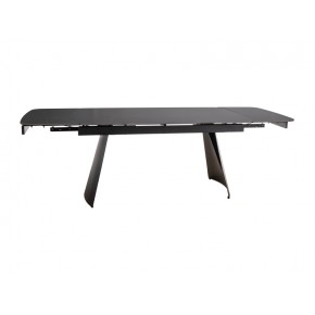 Стол обеденный SIGNAL BACARDI черный/черный 160-240/90